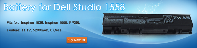 Dell Studio 1558 battery